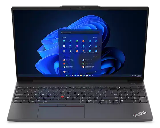 Front view of the ThinkPad E16 Gen 1 (16 Intel)