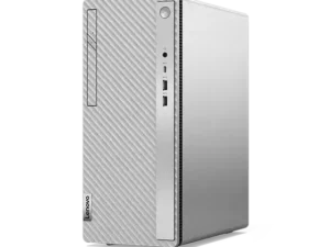 Side-facing Lenovo IdeaCentre 5i Gen 8 (Intel) family desktop tower, showing front ports & right-hand panel